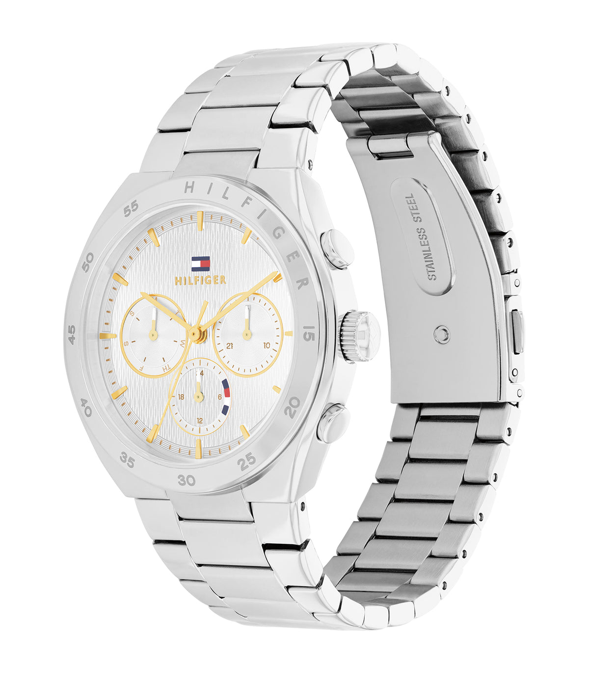 Tommy Hilfiger - Casual - Vrouwen - Armband Staal - Stalen Kast - Zilver Wijzerplaat