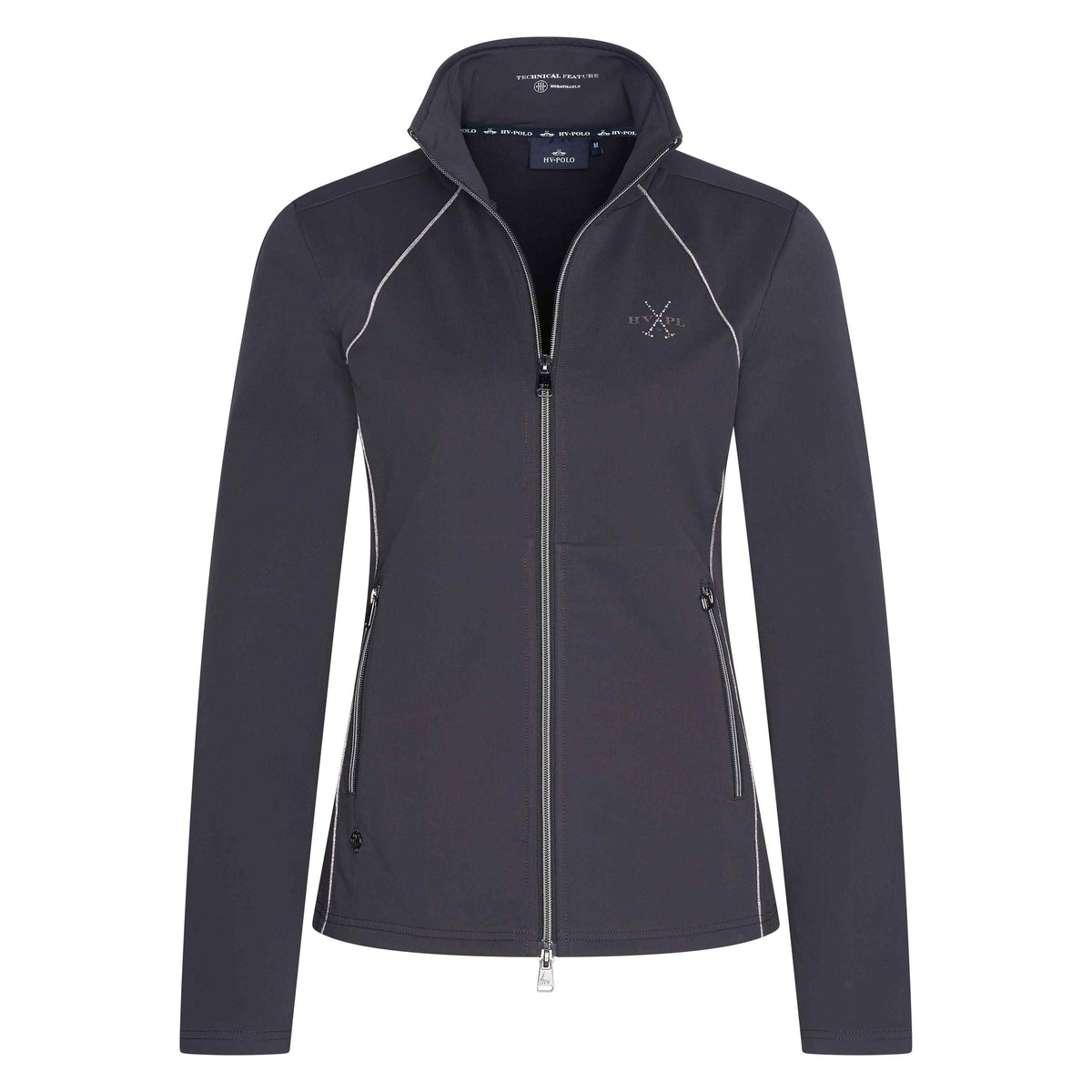 Hv Polo - Sweat Cardigan Hvpalice - Antracite