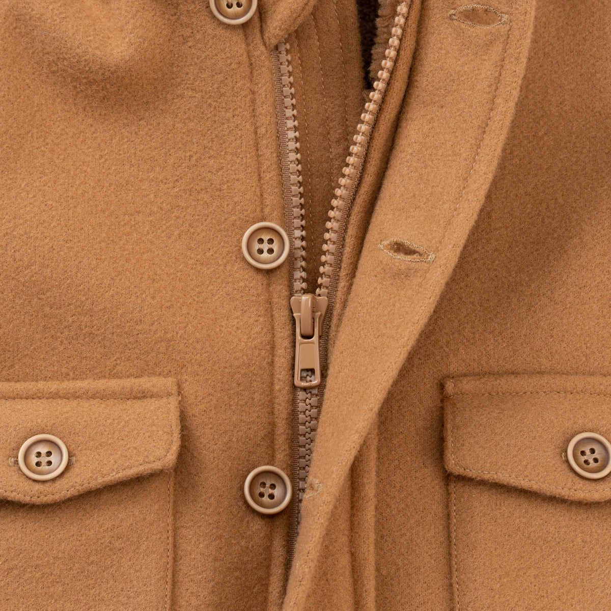 Jacket Sid Capuchon Boy - Beige
