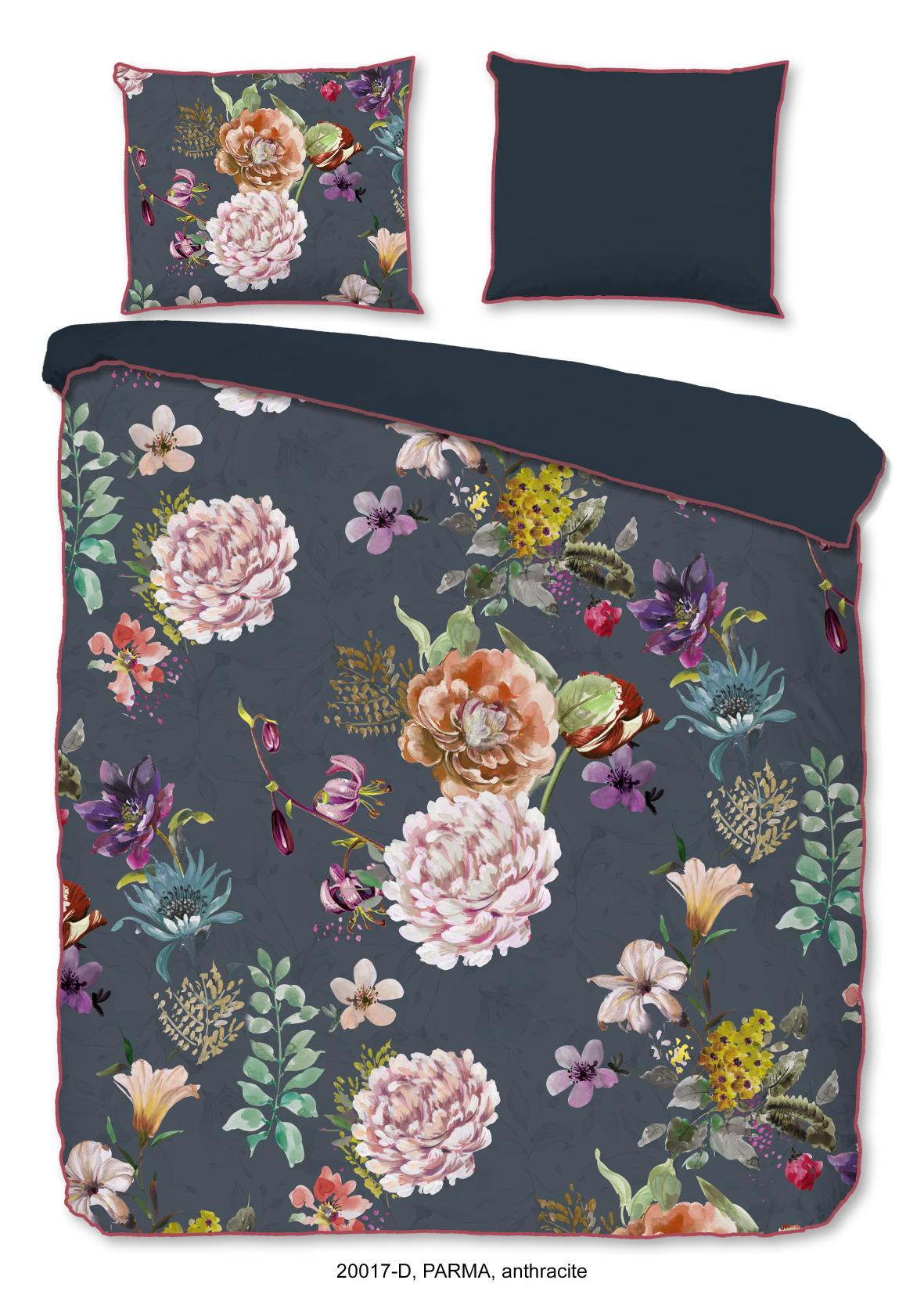 Descanso - Dekbedovertrek - Parma - Anthracite