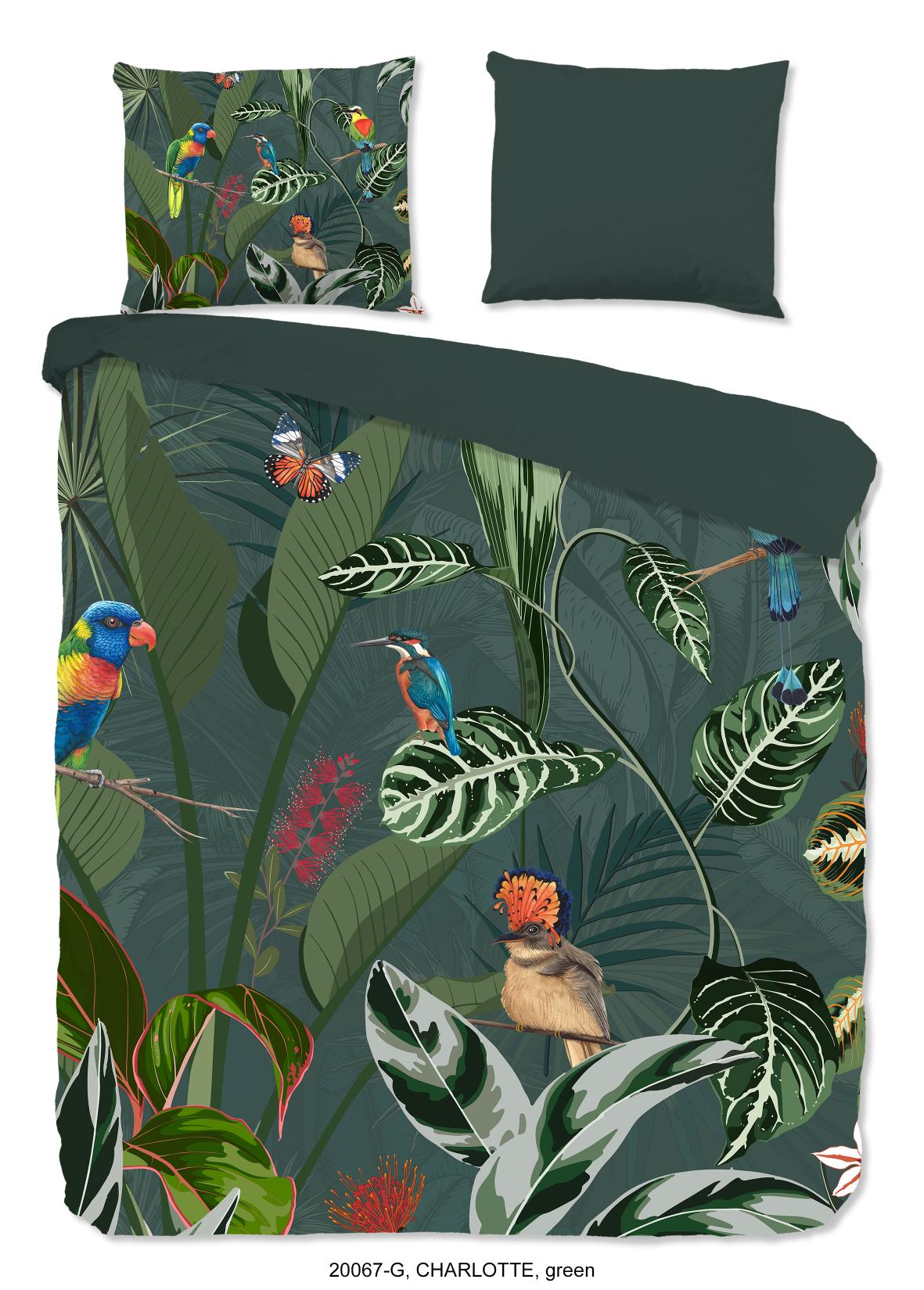 Good Morning - Housse De Couette - Charlotte - Green