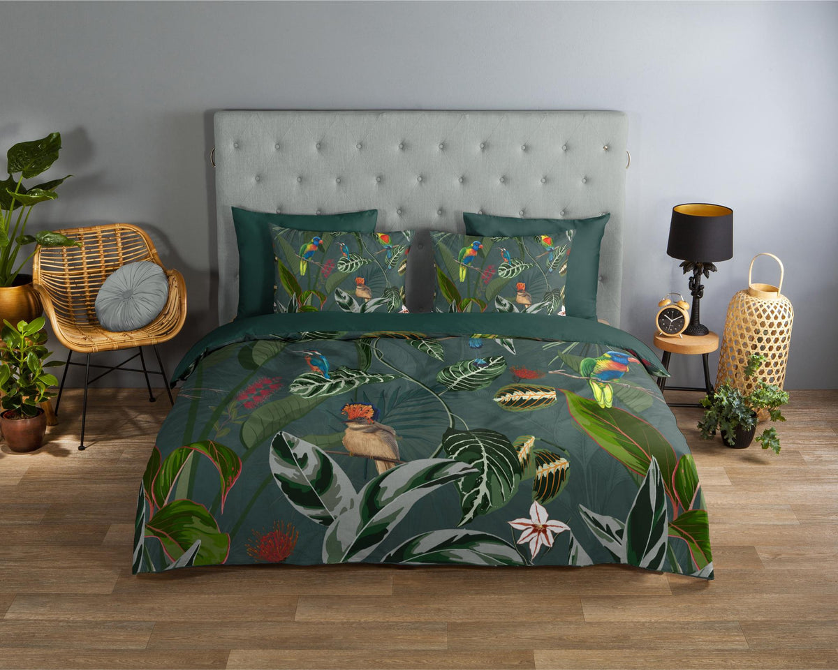 Good Morning - Housse De Couette - Charlotte - Green