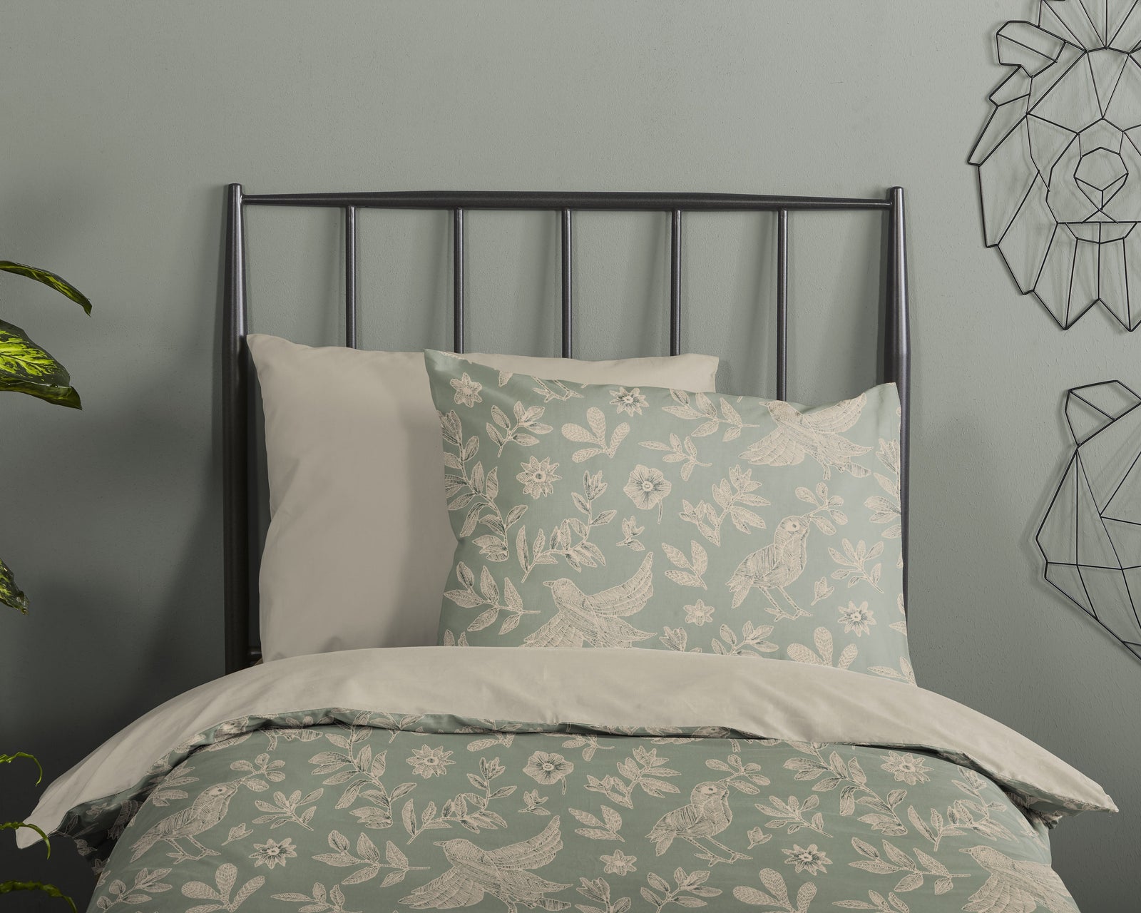 Good Morning - Dekbedovertrek - Odette - Green