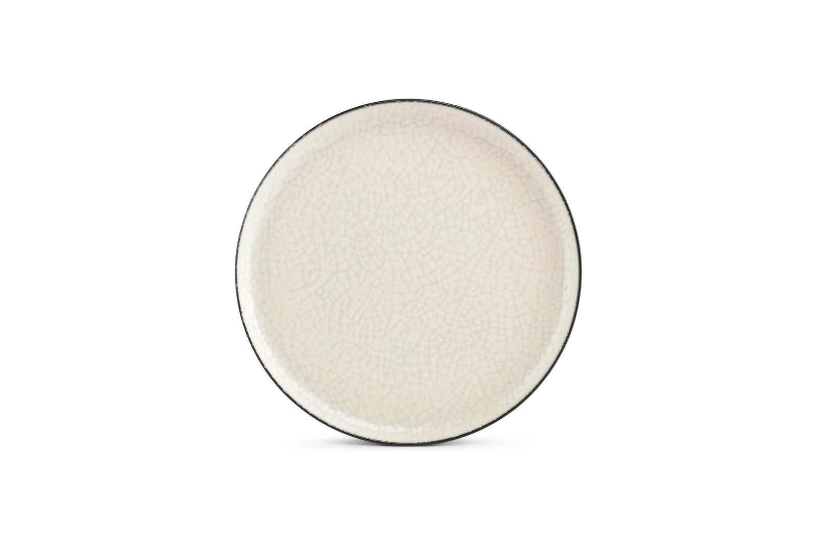 Ona - Plate 27cm white Gravel - set/2