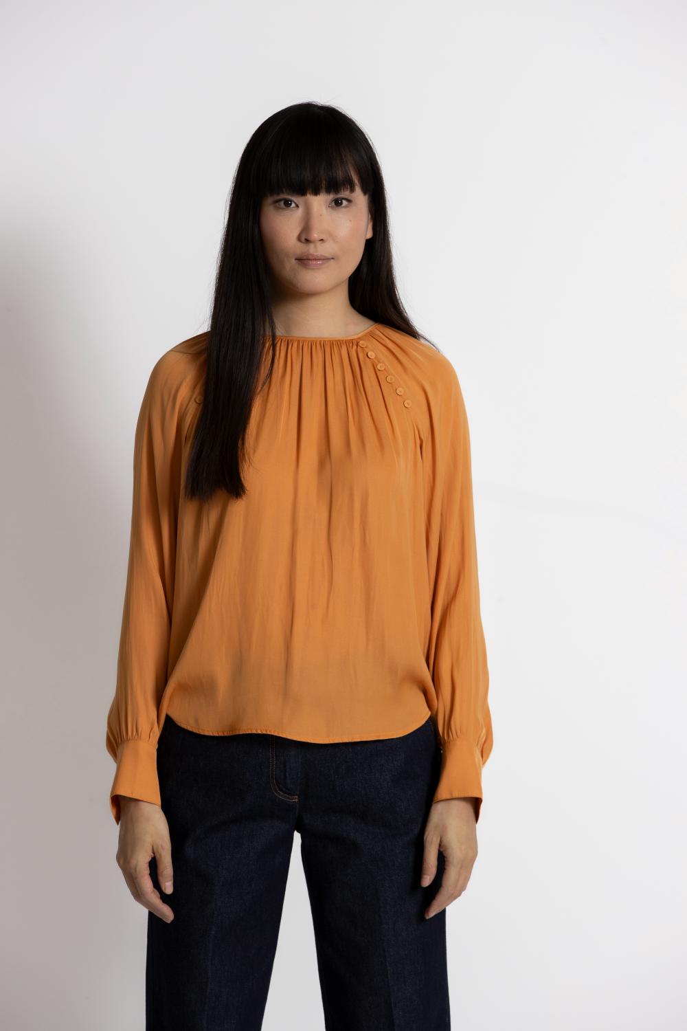 Blouse - Hezra Poly 720 - Pompoen