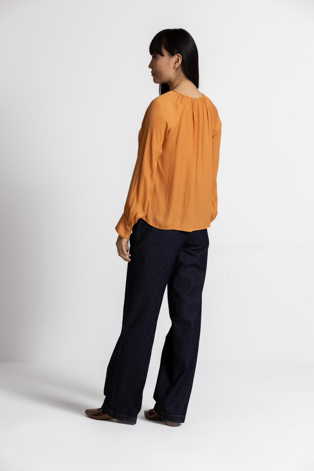 Blouse - Hezra Poly 720 - Pompoen