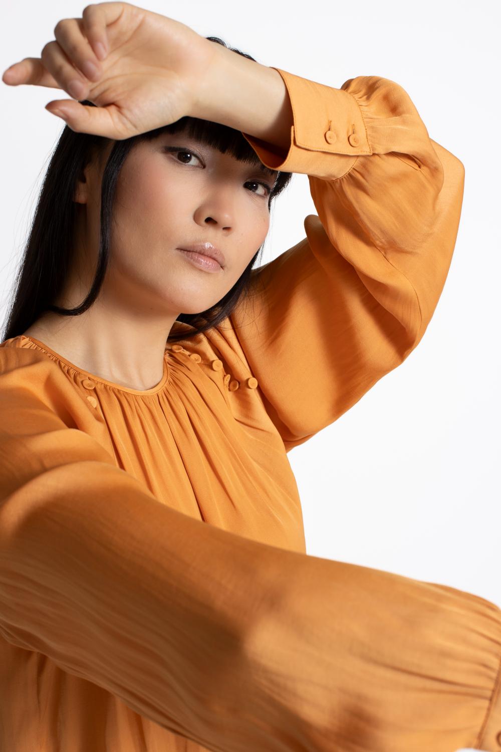 Blouse - Hezra Poly 720 - Pompoen