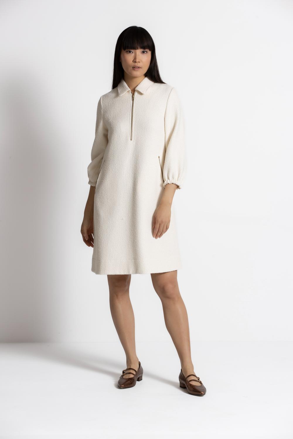 Jurk - Krizia Slit 626 - Ecru