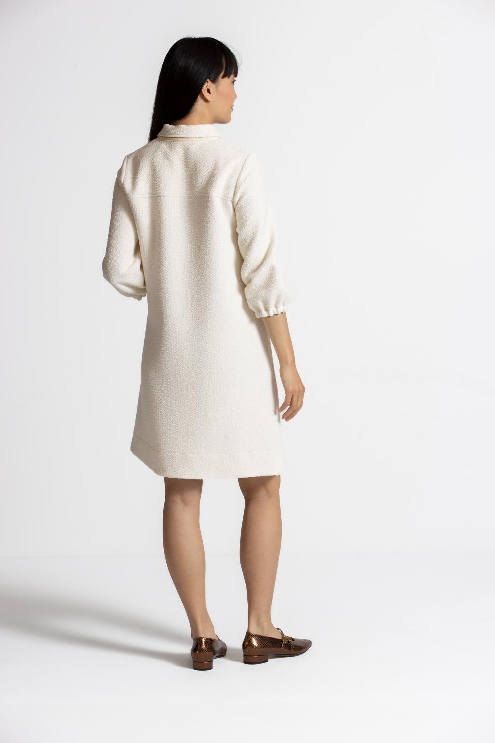 Jurk - Krizia Slit 626 - Ecru