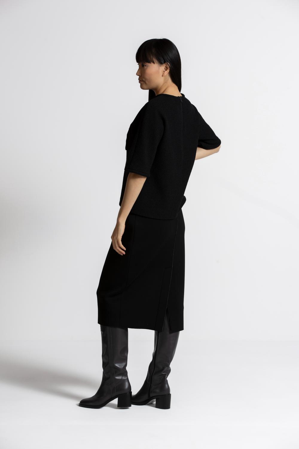 Jupe - Talia Tesuti 610 - Noir