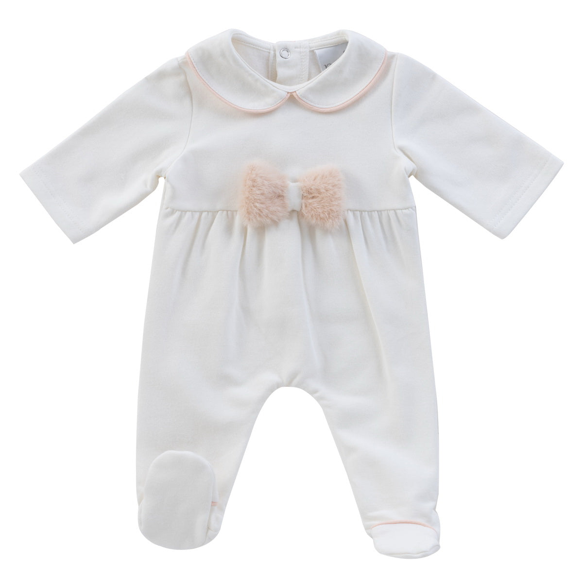 Babygrow Bow - Offwhite