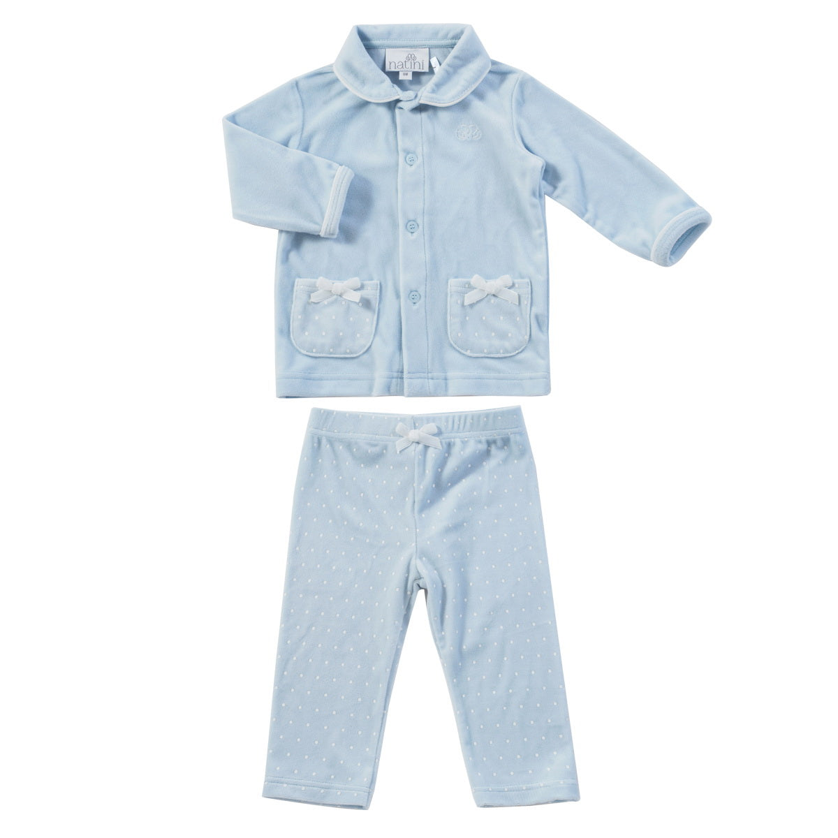 Pyjama 2Pc Spots - Bleu Clair