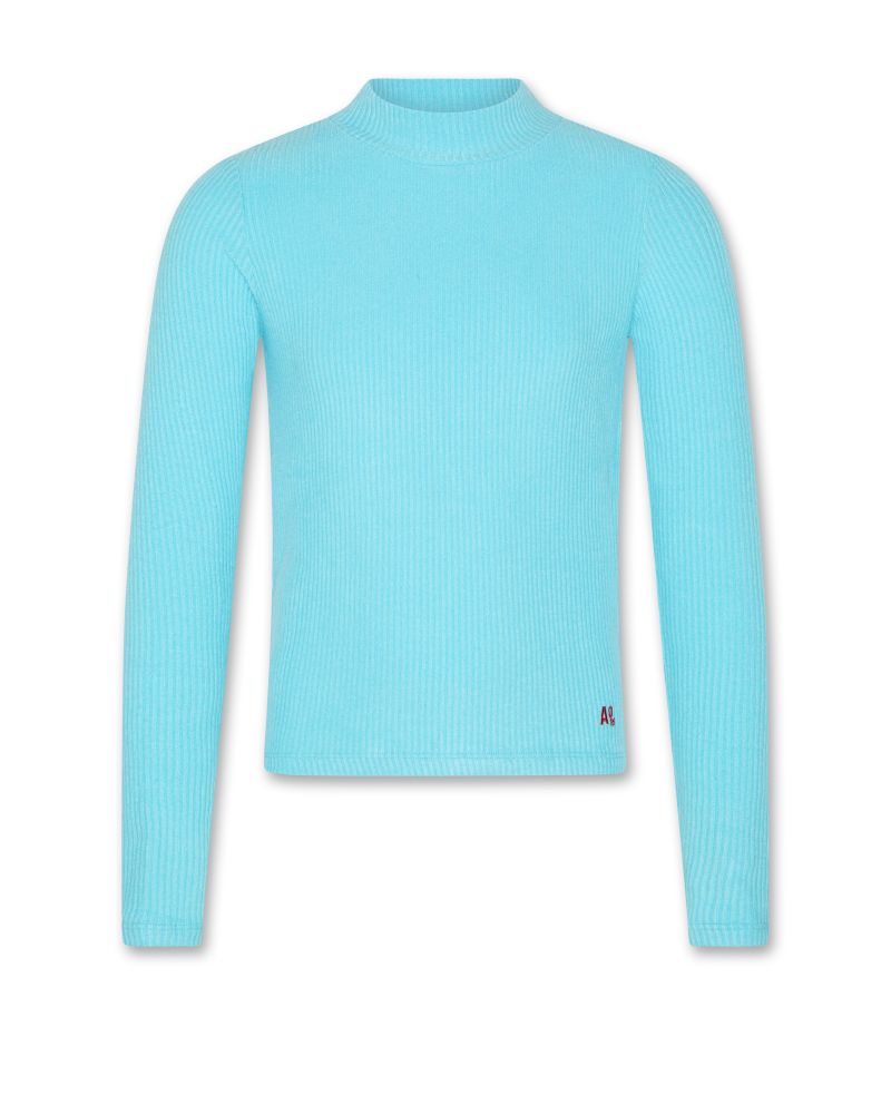 Girls - T-Shirts - Cora T-Shirt Logo - Blue Laguna - W