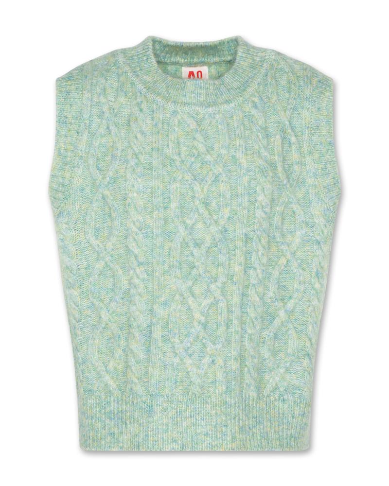 Di Sleeveless C-Neck - Green