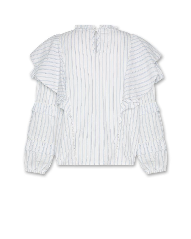 Girls - Shirts - Ally Stripe Shirt - Blue