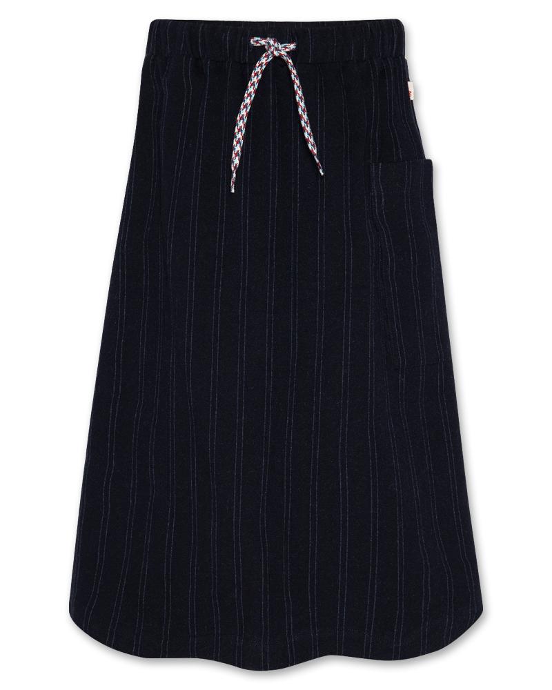 Demi Stripe Skirt - Navy