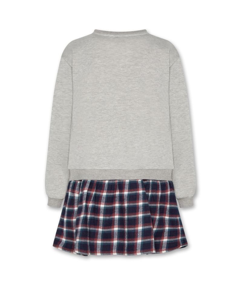 Girls - Dresses - Rupa Blue Check Dress - Navy - W