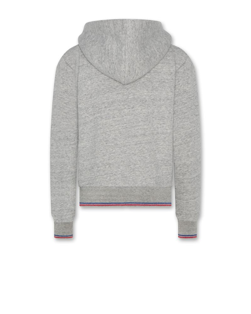 Boys - Sweaters - Norman Full Zip Logo - Oxford - W