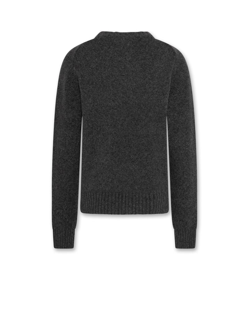 Boys - Knitwear - Adrian C-Neck Future - Dark Oxford - W