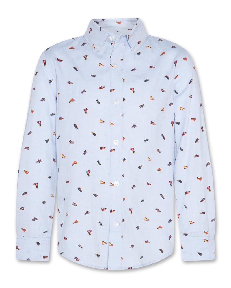 Axel Shirt Sneakers - Blue