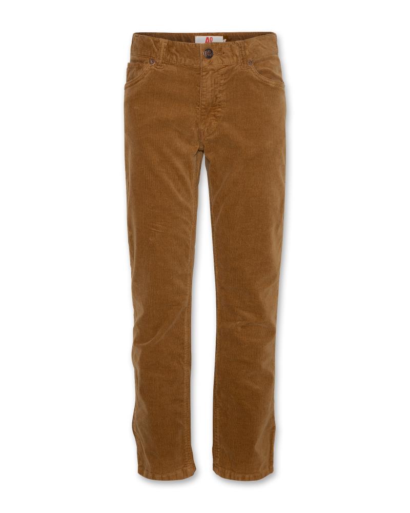 Adam 5-Pocket Cord Pants - Brown