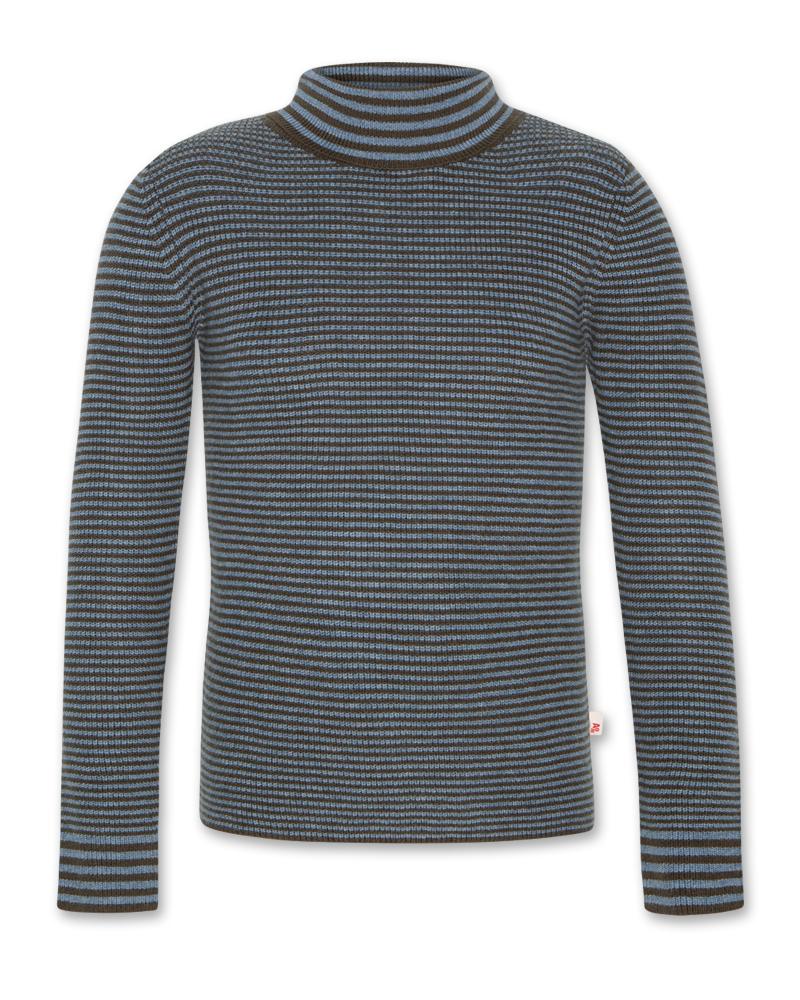 Girls - Knitwear - Vicky Turtle-Neck - Mid Blue - W