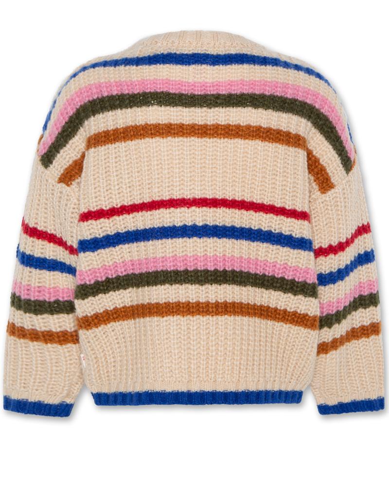 Wanda C-Neck Stripes - Multicolour