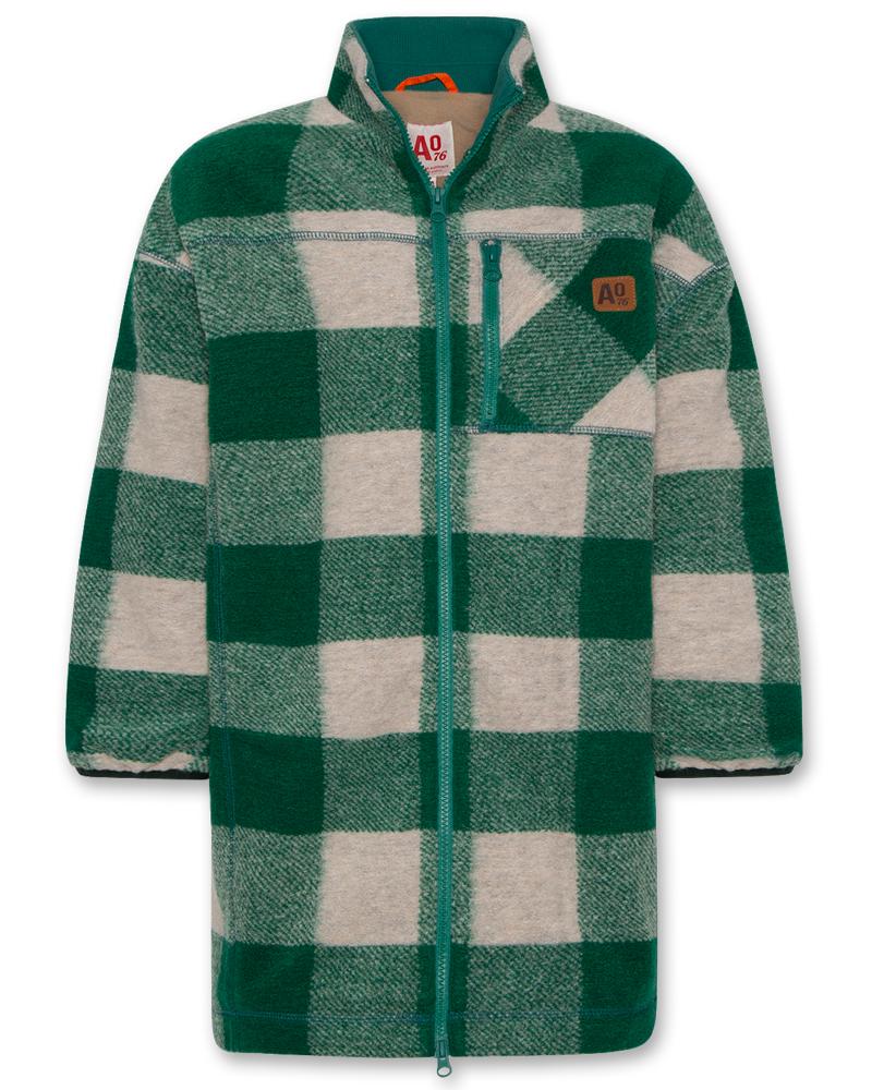 Lotte Check Coat - Green