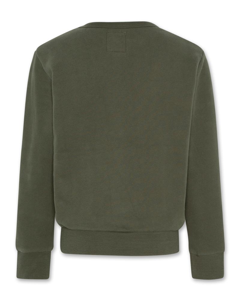 Tom C-Neck Sweater Logo - Forest