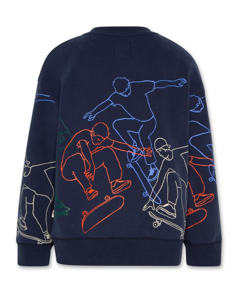 Oscar Sweater Skater - Navy