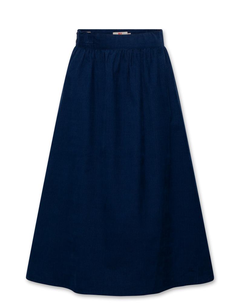 Jay Cord Skirt - Stone Blue