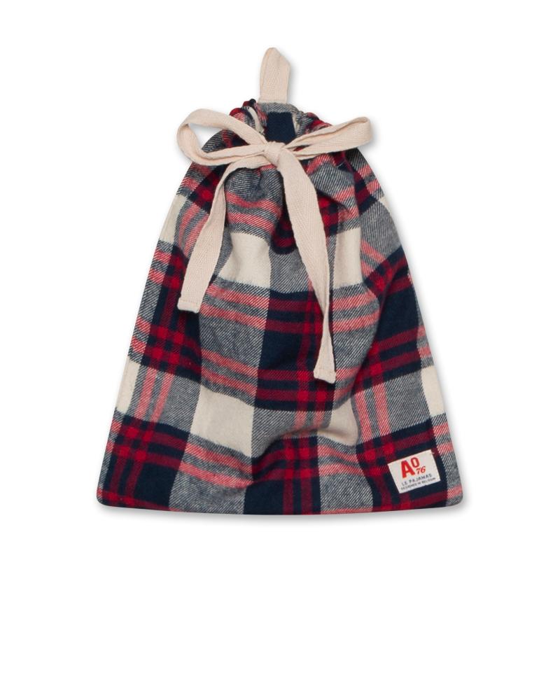 Le Pajamas Pants - Navy Cruz Check