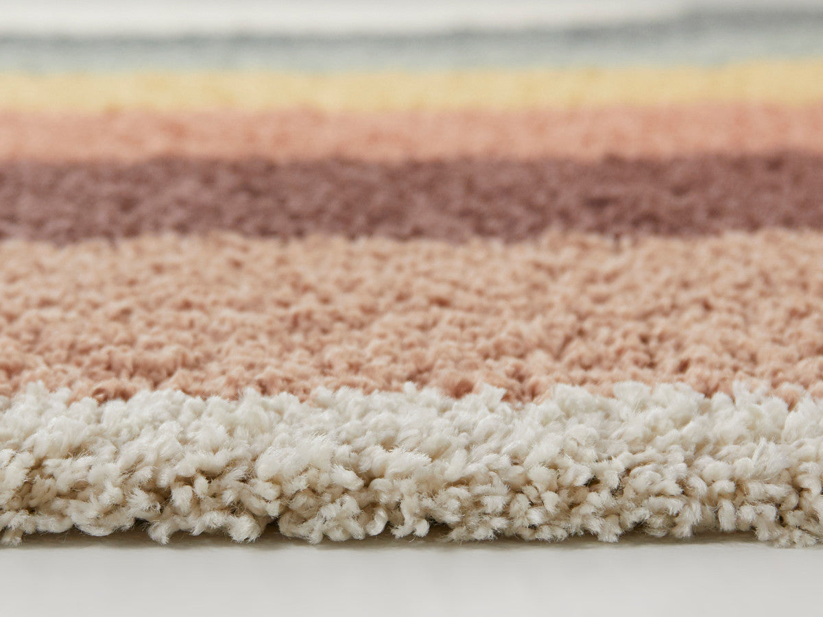 LILIA halfhoogpolig tapijt met abstract patroon - Veelkleurig