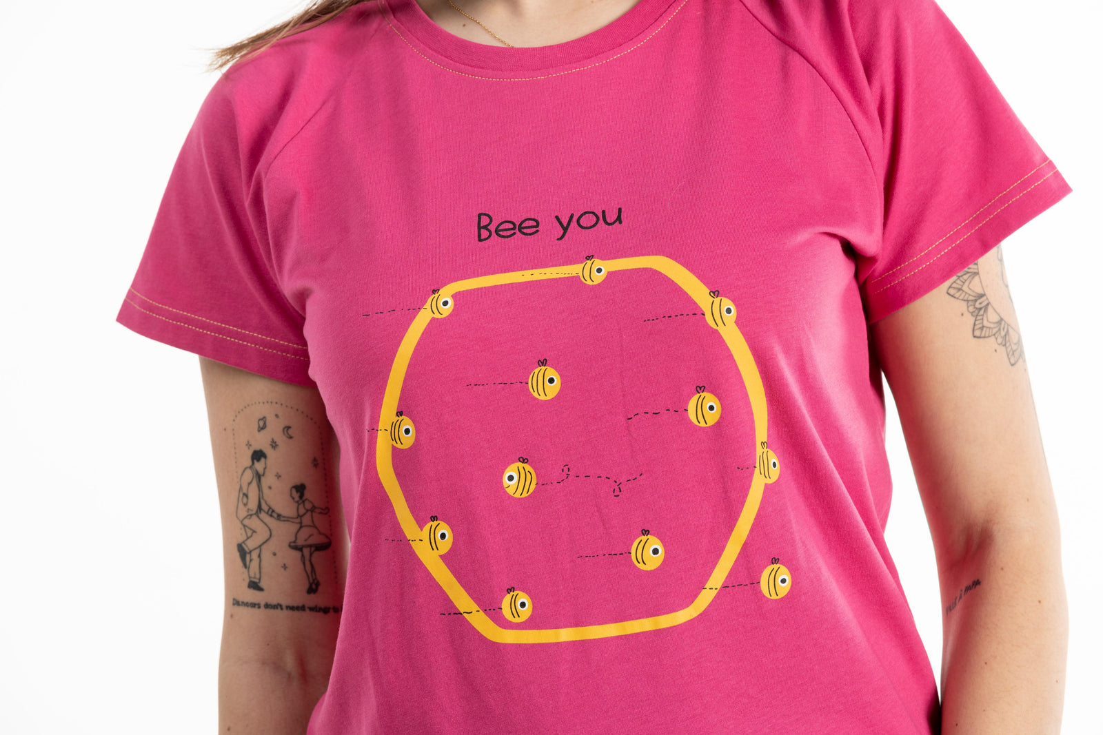 Maxi T-Shirt - Vrouw - Fuschia