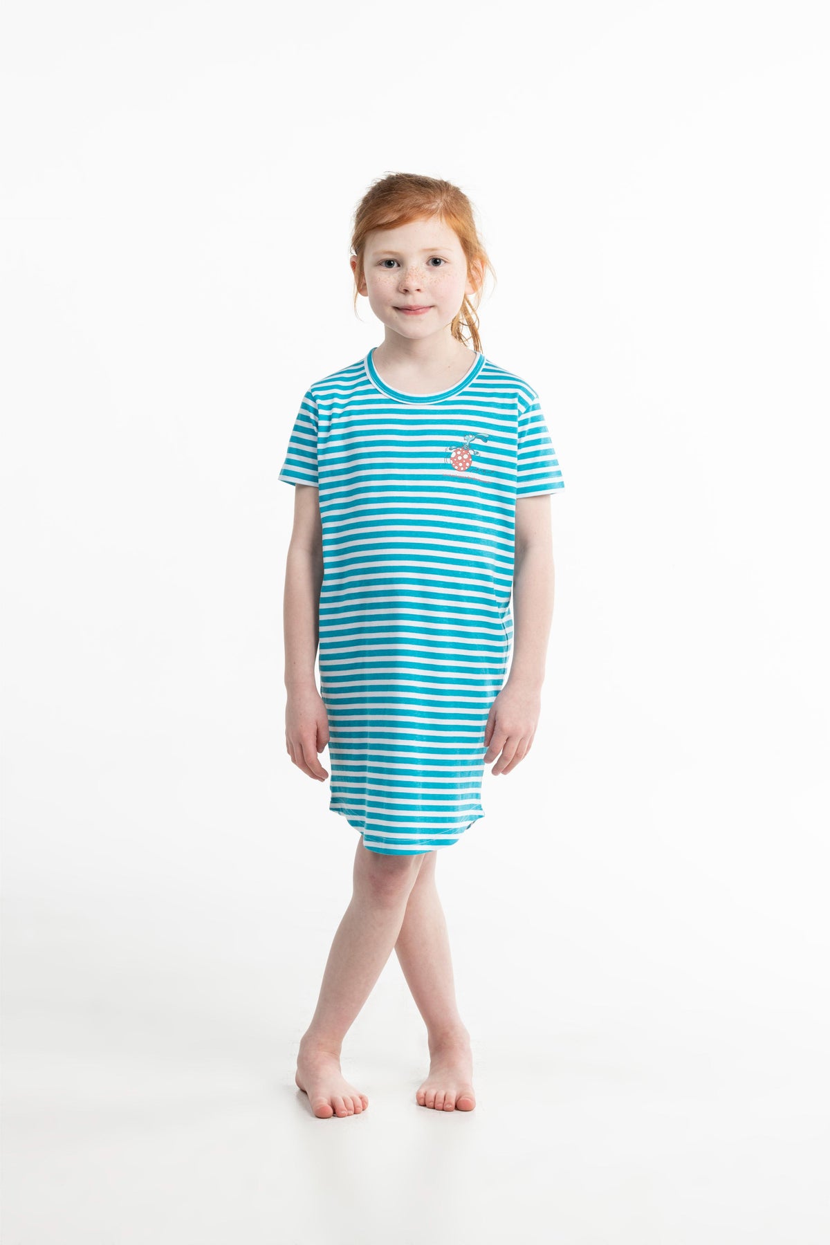 Maxi T-Shirt - Kid - Helder Blauw Water