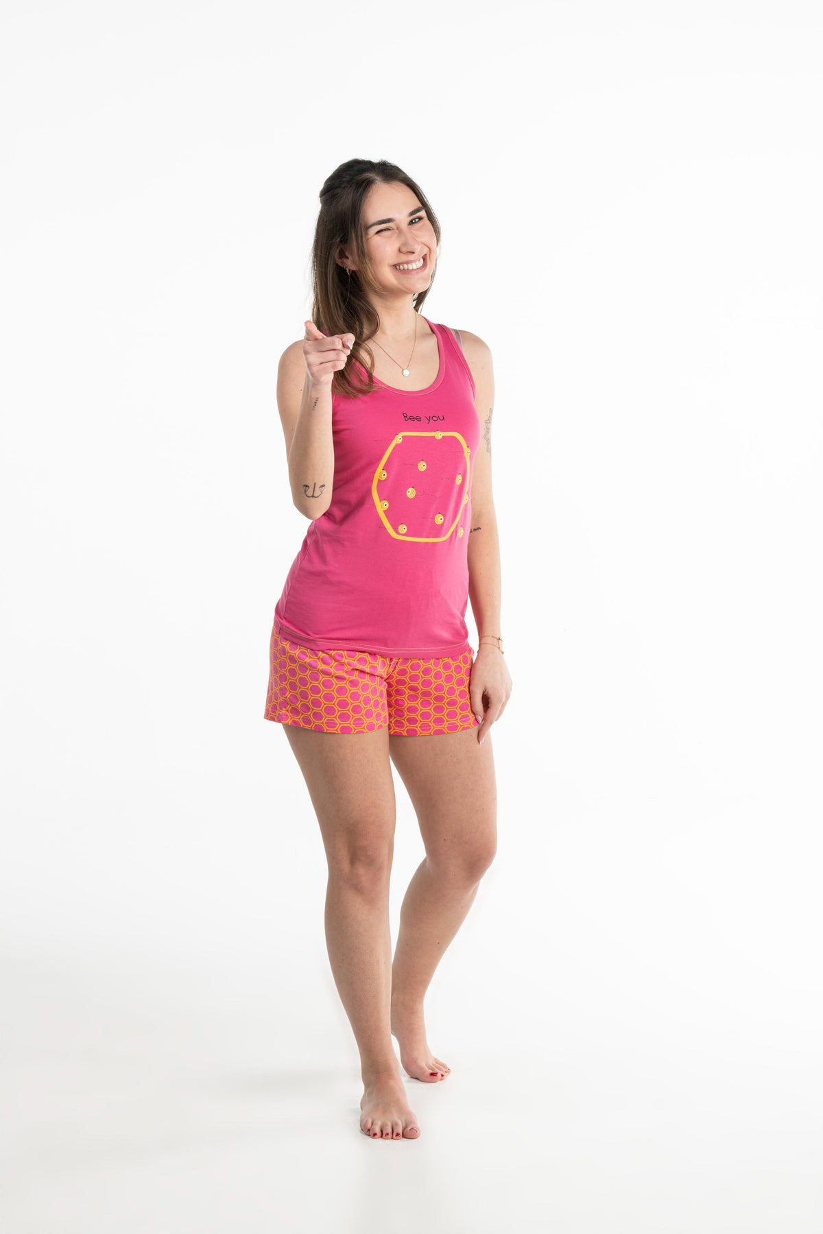 Pyjamashort - Vrouw - Fuschia
