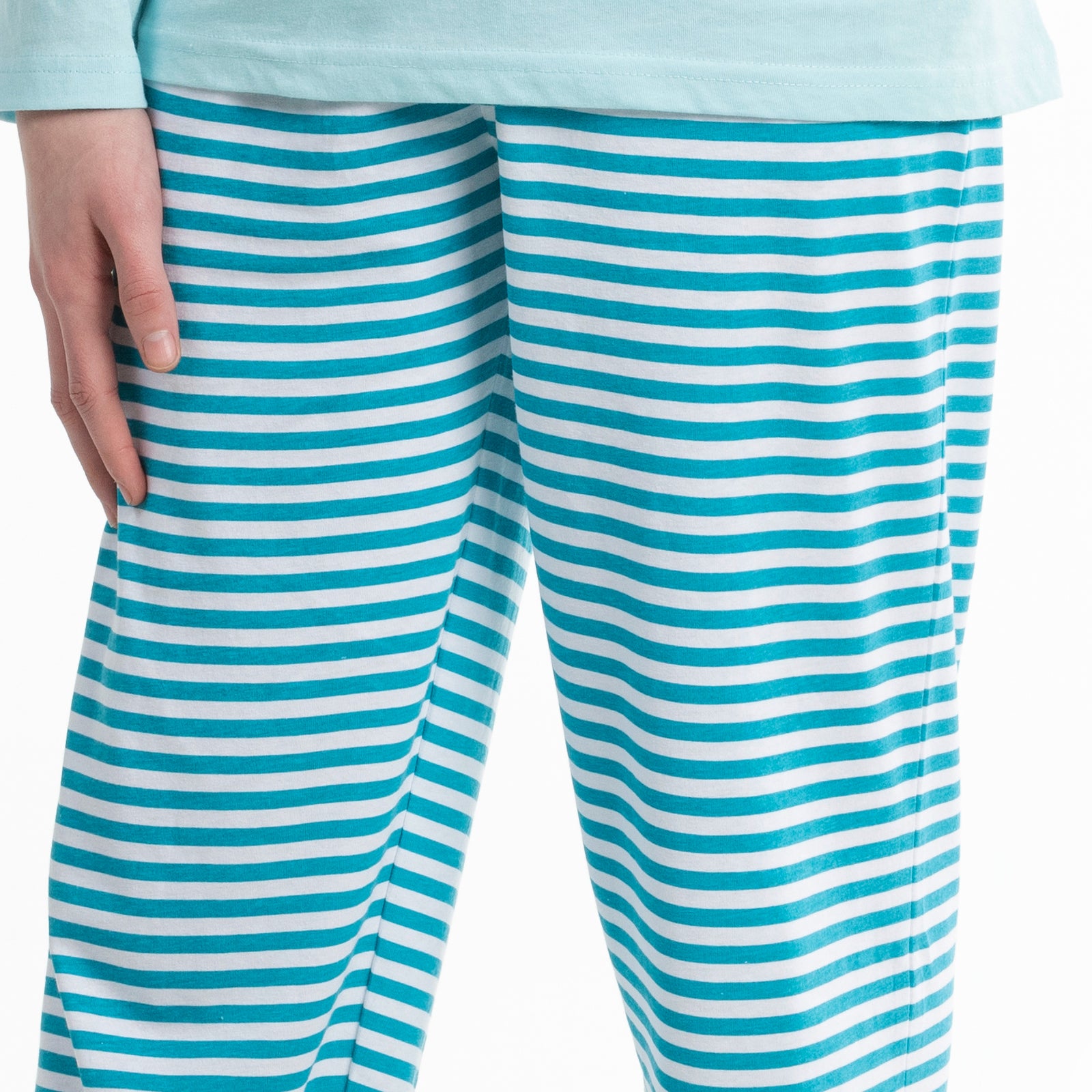 Pyjama long - Enfant mixte - Bleu Eau Claire