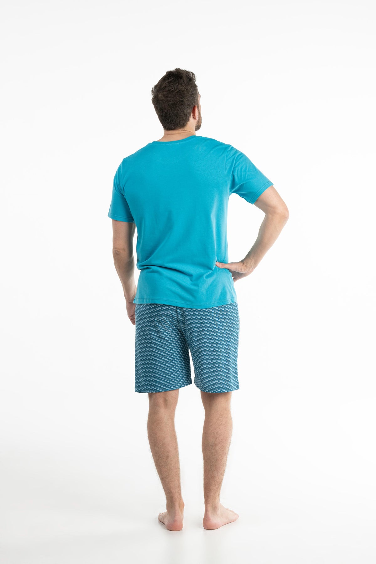 Short Pyjama - Homme - Bleu Horizon
