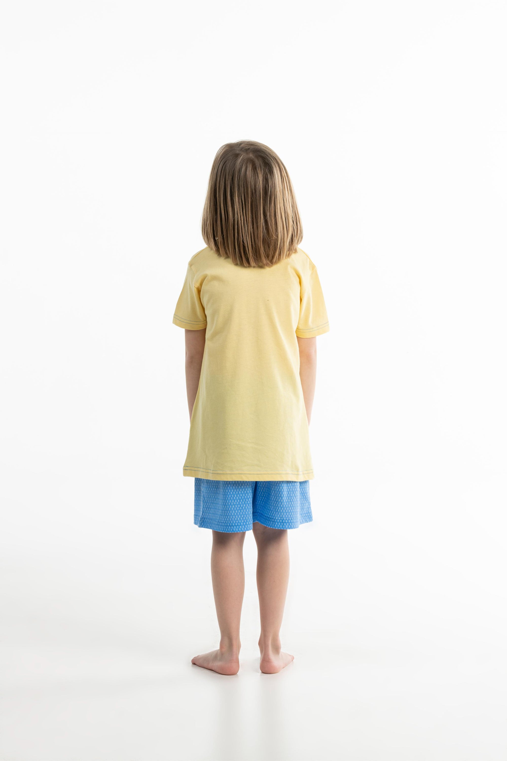 Pyjamashort - Kid - Geel