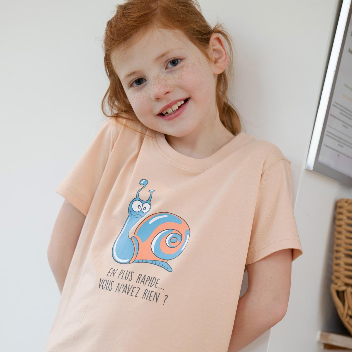 T-shirt maxi - Fille - Nude (Beige)