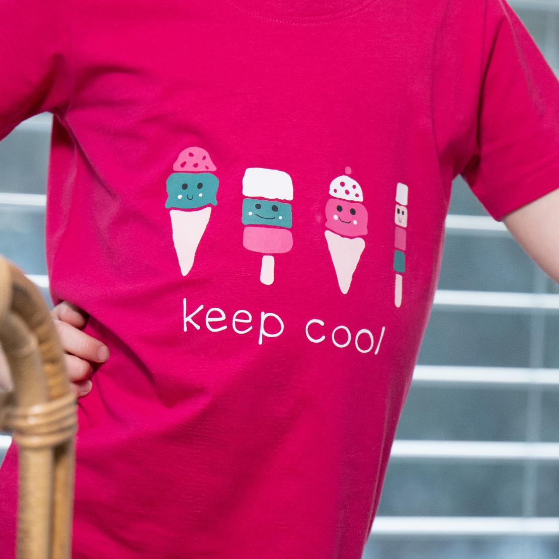 Maxi T-Shirt - Meisje - Fuschia