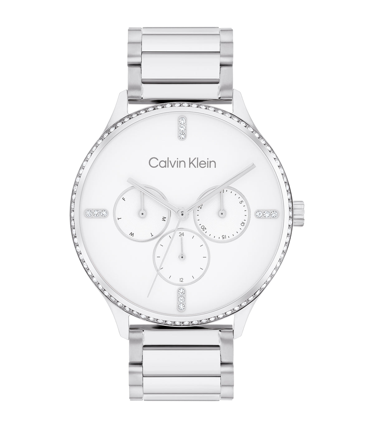 Calvin Klein - Timeless - Unisex - Armband Staal - Stalen Kast - Zilver Wijzerplaat