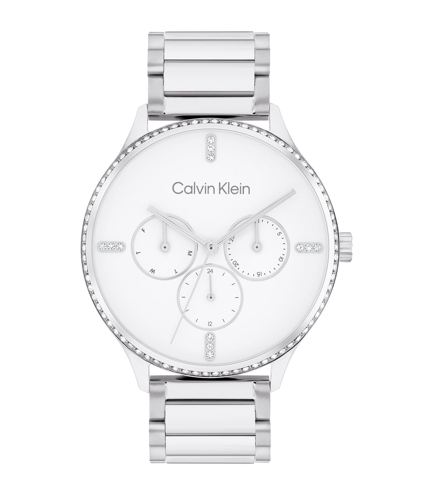 Calvin Klein - Timeless - Unisex - Armband Staal - Stalen Kast - Zilver Wijzerplaat