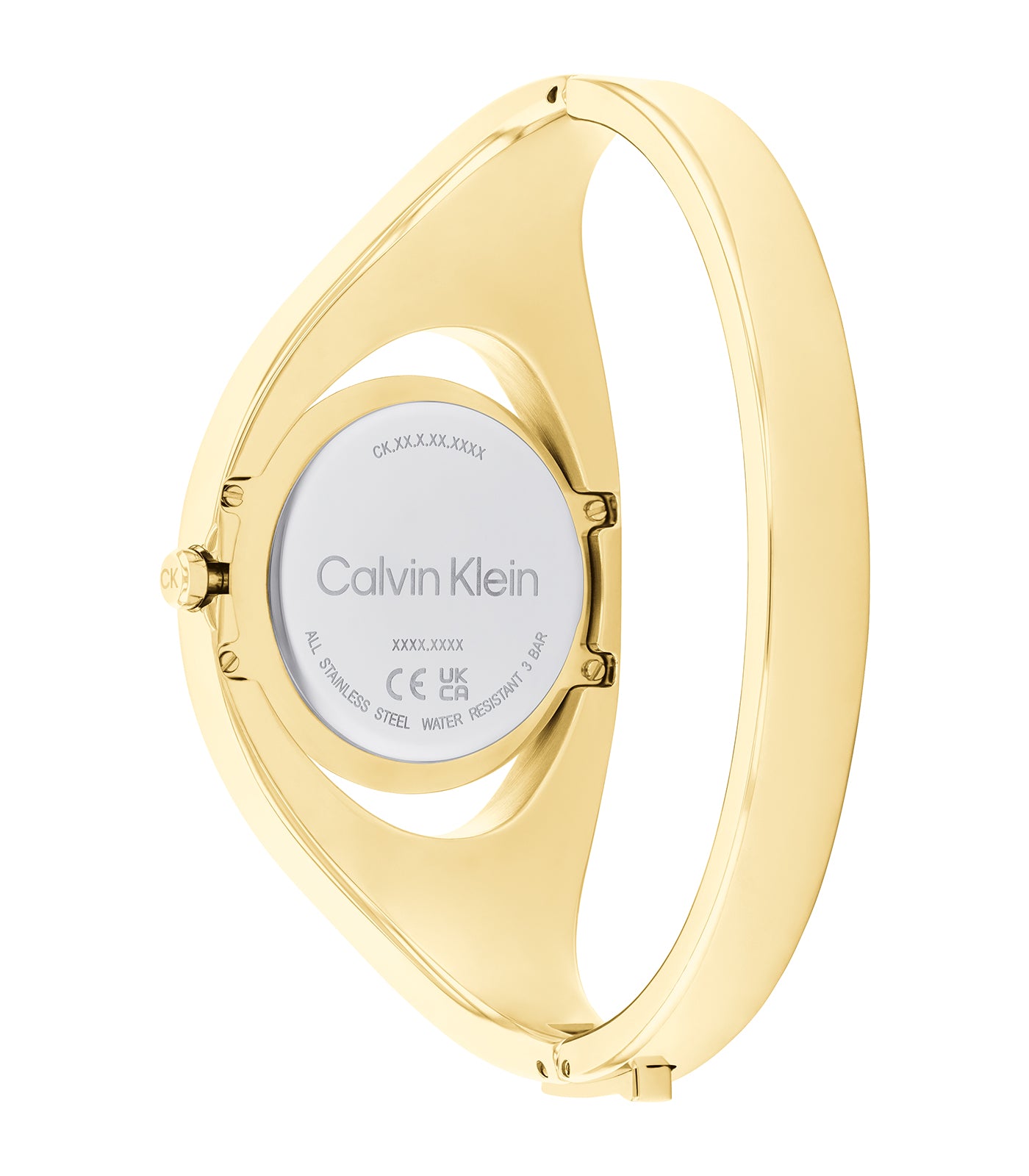 Calvin Klein - Sculptural - Femme - Bracelet Or Jaune-Boitier Or Jaune-Cadran Doré