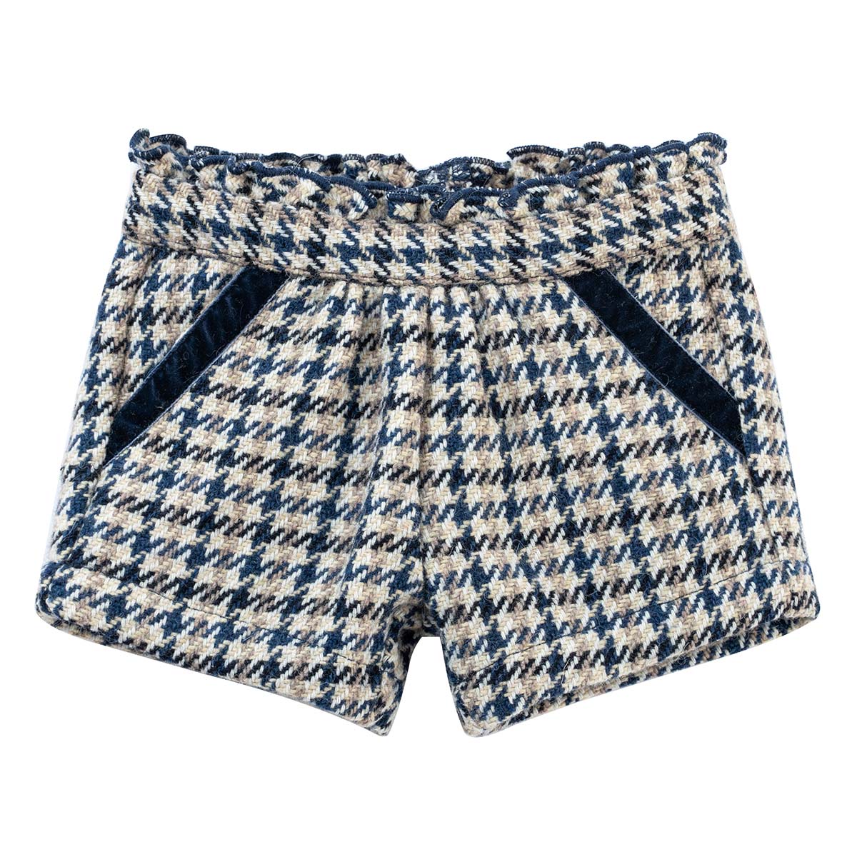 Shorty Vichy - Blauw