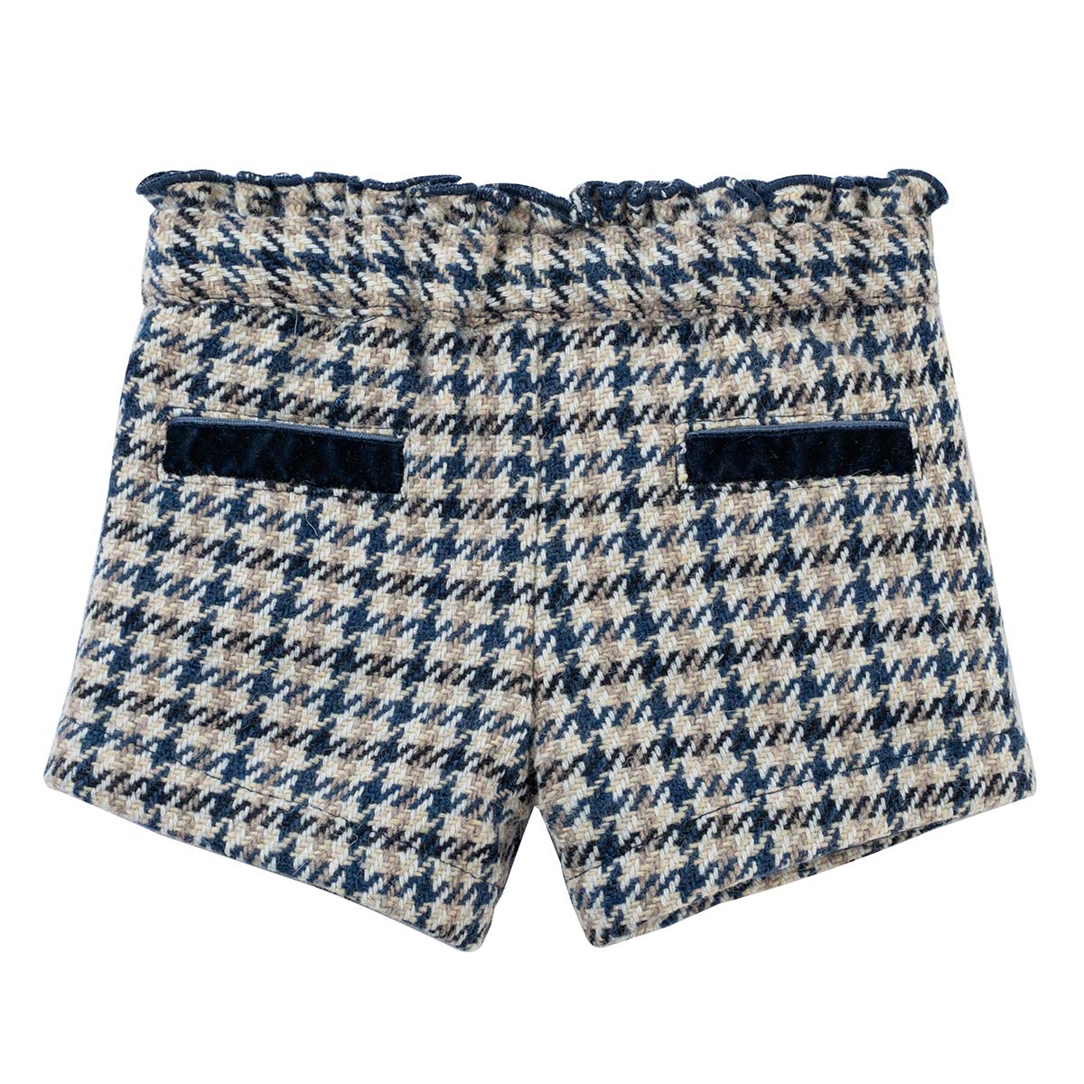 Shorty Vichy - Blauw