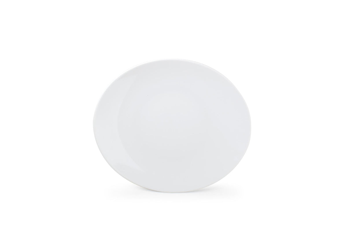 S&P - Appetite Plat bord 30,5x26cm ovaal wit Appetite - 1 SET - 4 stuks