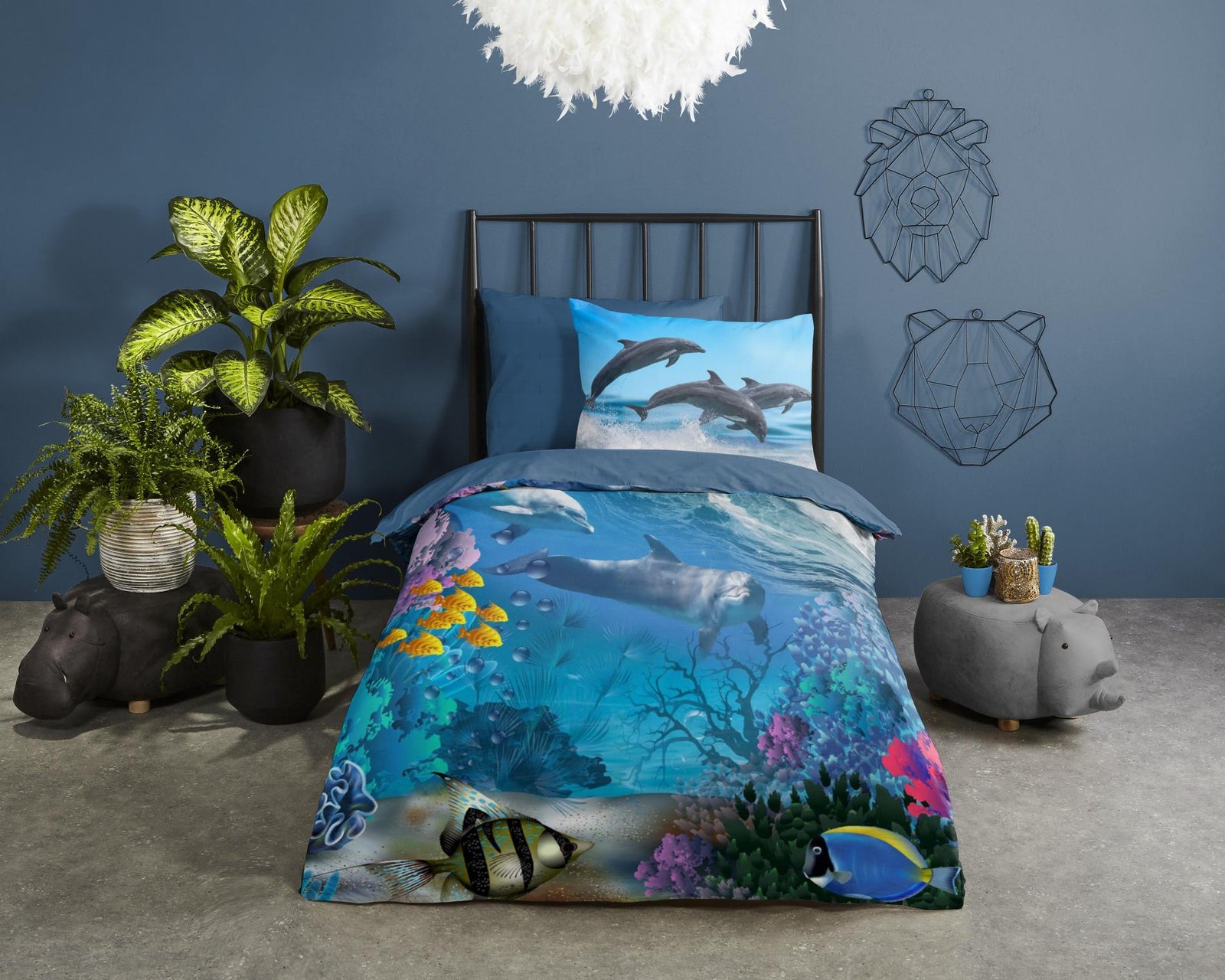 Good Morning - Housse De Couette - Andre - Blue