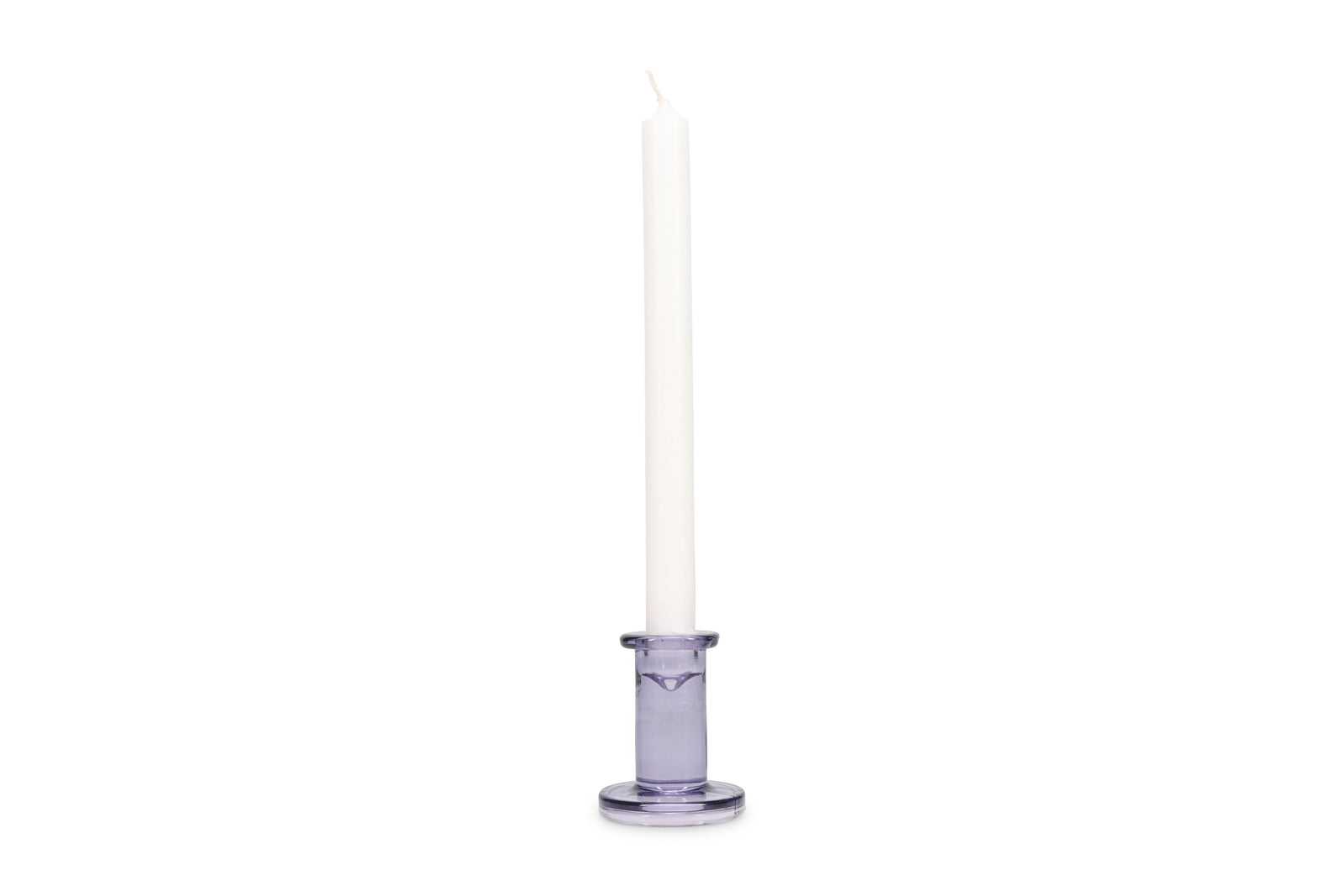 Ona - Candle holder H8cm violet Mood - set/2