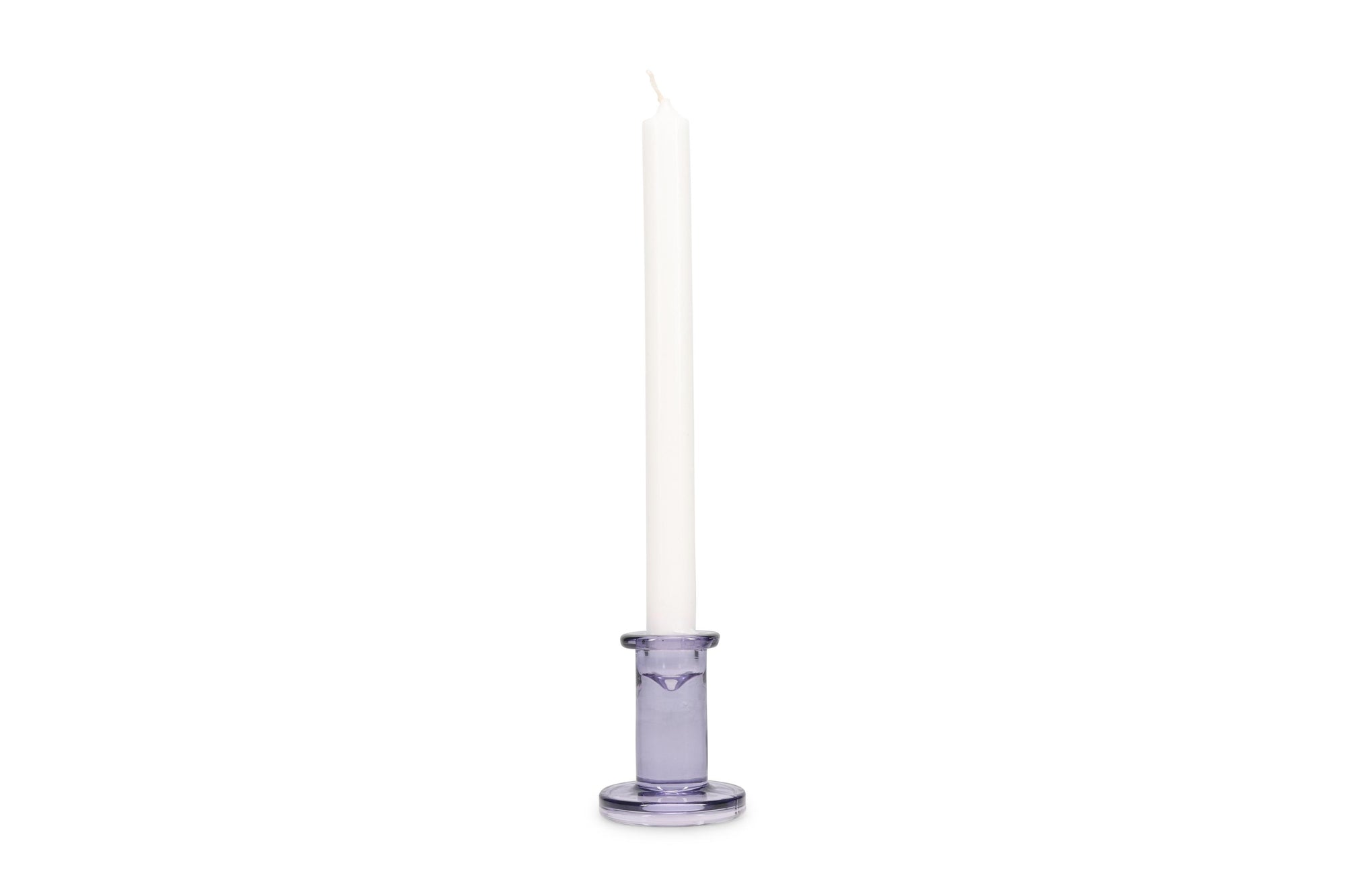 Ona - Candle holder H8cm violet Mood - set/2